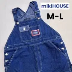 ミキハウス　マタニティ　オーバーホール　サロペット　M L デニム