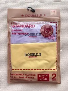 新品　ミキハウス ダブルビー Ｔシャツ 2枚セット 半袖110