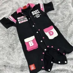 BABY DOLL ロンパース 80cm 黒ピンク