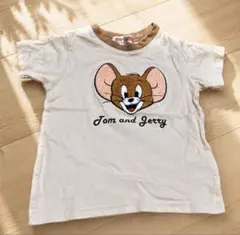 トムとジェリー　刺繍　半袖Tシャツのサムネイル