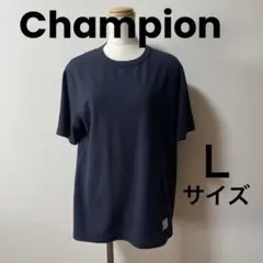 Champion コットン メンズ半袖Tシャツ ネイビーＬサイズ