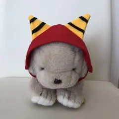 ペット用鬼の被り物赤鬼さん小型犬猫ちゃん用（ハンドメイド）