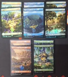 MTG チョコボトラックfoil 基本土地5種 英語版 - メルカリ
