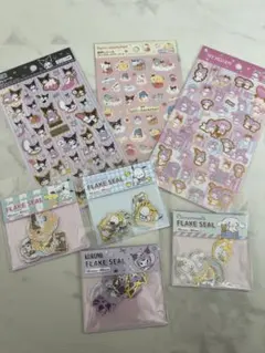 サンリオ　フレークシール　マイメロ　クロミ　キティ