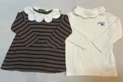 ベビー服 90サイズ 2点セット 女の子 長袖 トップス まとめ売り