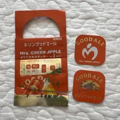 【値下げ】KIRIN x Mrs. GREEN APPLE ステッカー 2枚入り