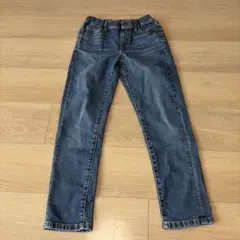 UNIQLO デニムブルー ストレートパンツ 130