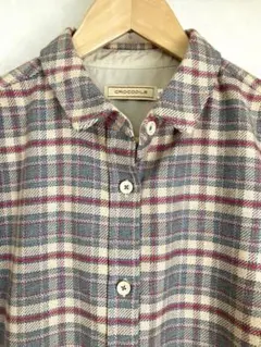 暖かい 厚地 クロコダイル チュニック シャツ LLサイズ 大きい ゆったり