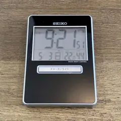 セイコークロック 目覚まし時計 電波デジタル 温湿度 SQ699K SEIKOのサムネイル
