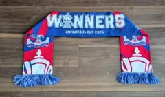 クリスタル・パレスFC FAカップ2025 優勝記念マフラー プレミアリーグ