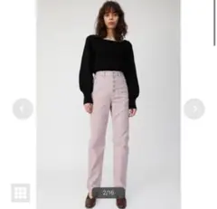 【大人気】　マウジー　moussy  0 ピンク　デニム