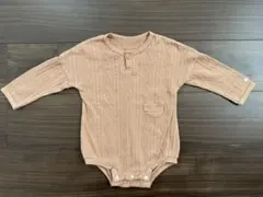 アプレレクール　ケーブルジャガードボディースーツ　長袖　80㎝