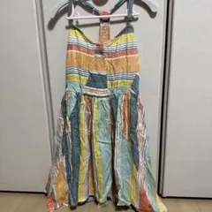 O'NEILL キャミワンピース ストライプ柄 Sサイズ