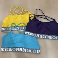 最終値下6/30で出品取り下げ⭐︎FEELCYCLE ブラトップ 3枚セットのサムネイル