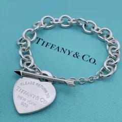 Tiffany & Co. ブレスレット ラブストラック ハート アロー トグル 