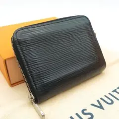 【美品S】ルイヴィトン　ジッピーコインパース　エピ　黒　コンパクト財布