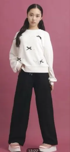 ピンクラテ　イージーフルレンパンツ　160 新品