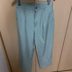 INHERIT スラックス　ライトグリーン