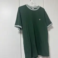 Champion ダークグリーン Tシャツ
