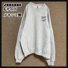 x*v様 【ジャージーズ】メキシコ製スウェット　グレー　企業ロゴ　ワンポイントロ