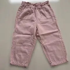 ピンク コットン 長ズボン 92cm