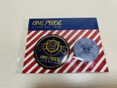 ONE PIECE でこでこデニム 缶バッジ 2個セット ルフィ