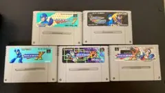 SFC　ロックマン　7　X　X2　X3　ロックマン＆フォルテ　スーパーファミコン