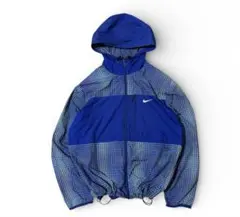 00s NIKE マウンテンパーカー archive y2k テック系 青赤 - メルカリ