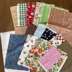 生地　布　ハギレ　パッチワークに！①