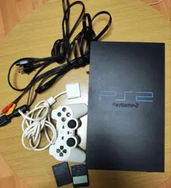 PlayStation 2 本体 コントローラー メモリーカード付き