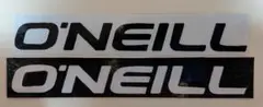 O'NEILL ステッカー 2枚セット ブラック・ホワイト