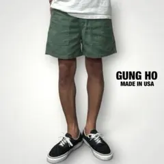 USA製GUNG HO ベイカーショーツ ファティーグショートミリタリーペンキのサムネイル