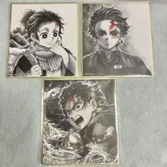 アニメジャパン 鬼滅の刃 リアル webshopくじ 複製ミニ色紙 竈門炭治郎