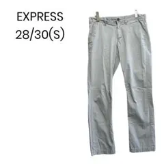 【Express】 finn スリムパンツ 細身 ライトグレー S 1291