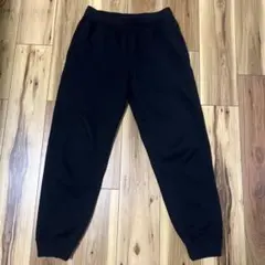 ユニクロ ヒートテックボアスウェットパンツ M 黒