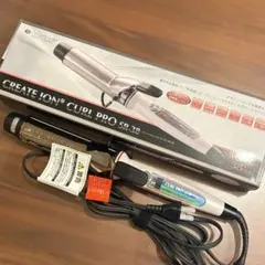 【美品】クレイツ イオン カールプロ SR-38 38mm コテ　カールアイロン