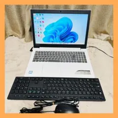 Lenovo ノートPC ideapad 320-15IAPステッカー装飾付き - メルカリ