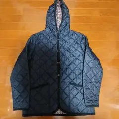 THE SMOKE SHOP キルティングジャケット ネイビー 花柄裏地