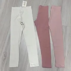 H&M 140cm 薄手レギンス　3枚セット　女の子