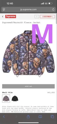 Supreme x Marmot Fleece Jacket 