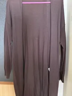 earth music&ecology ブラウン ロングカーディガン