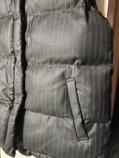 ダウンベスト　美品　グレー　M