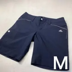 adidas レディース ゴルフ ショートパンツ サイズ4 ネイビー