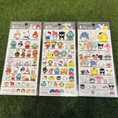 4サイズステッカー サンリオ　シール　正規品　Sanrio 3点