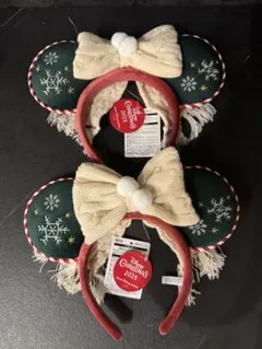 ディズニー クリスマス カチューシャ 2点　2025