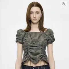 新品タグ付き】 moussy MULTIWAY GATHER ブラウス カーキ - メルカリ