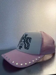 HYSTERIC GLAMOUR メッシュキャップ スタッズ ピンク