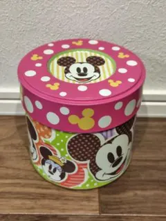 東京ディズニーリゾート ミッキー＆ミニー お菓子缶 空き缶 小物入れ