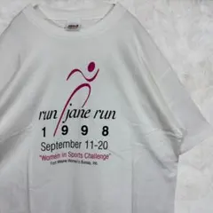 90s シングルステッチ【anvil】 バックプリント US古着 Tシャツ XLのサムネイル