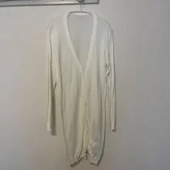 ehyphen world ロング　カーディガン　白　ホワイト